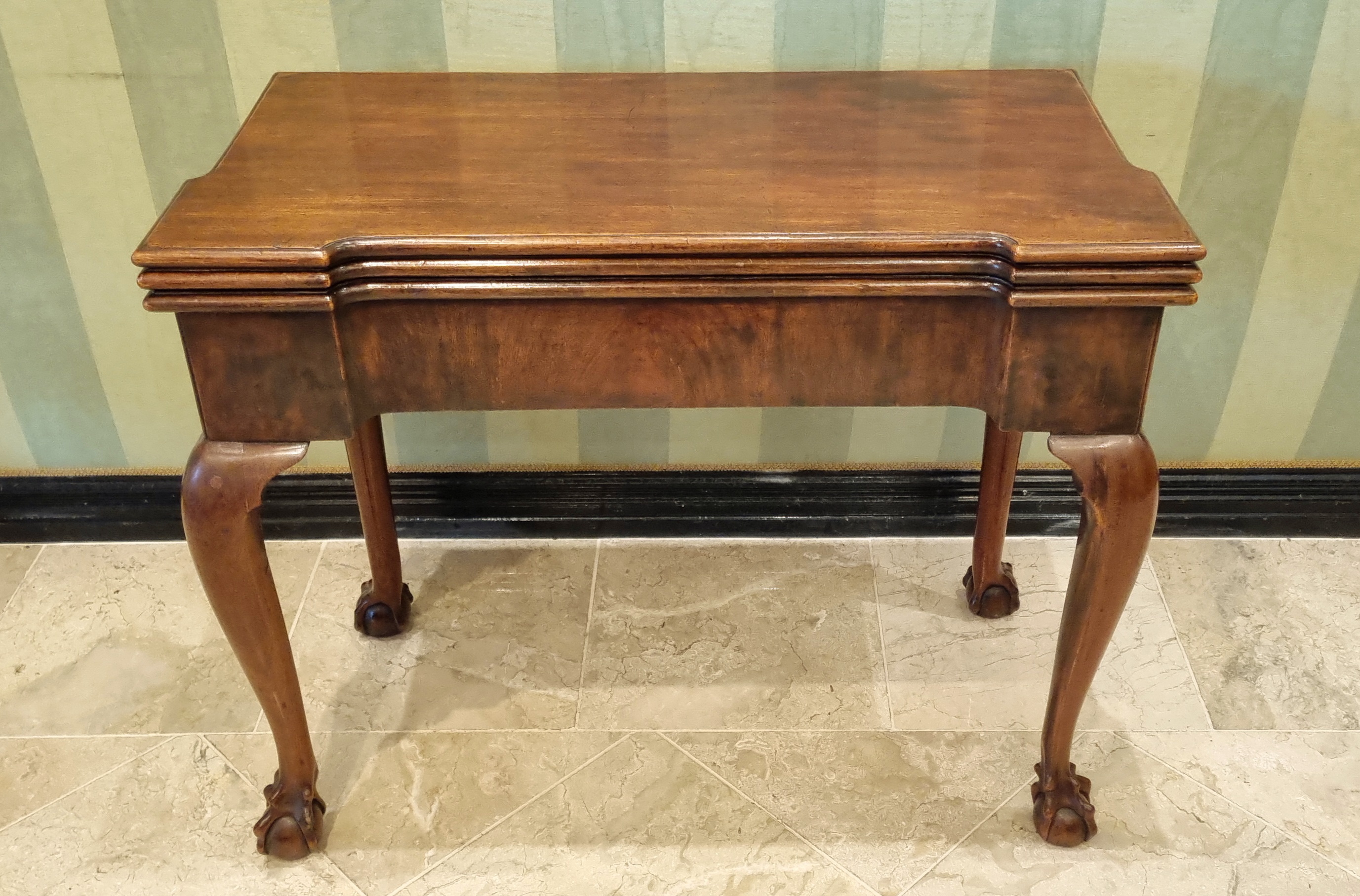 Mahogany Card Table 